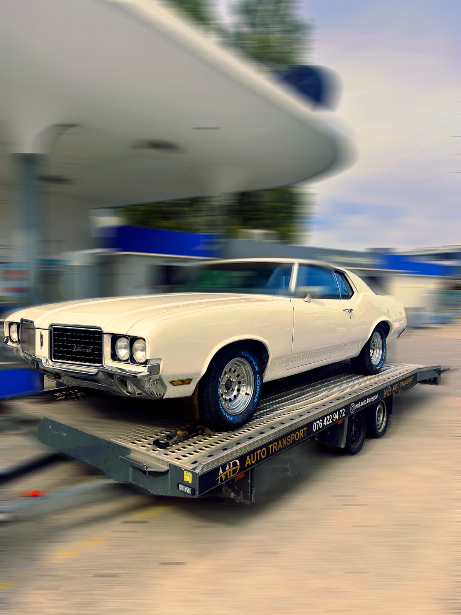 Oldsmobile Cutlass transporté par MD Auto Transport