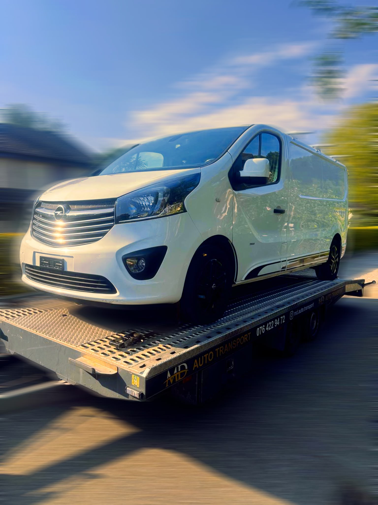 Opel Vivaro transporté par MD Auto Transport